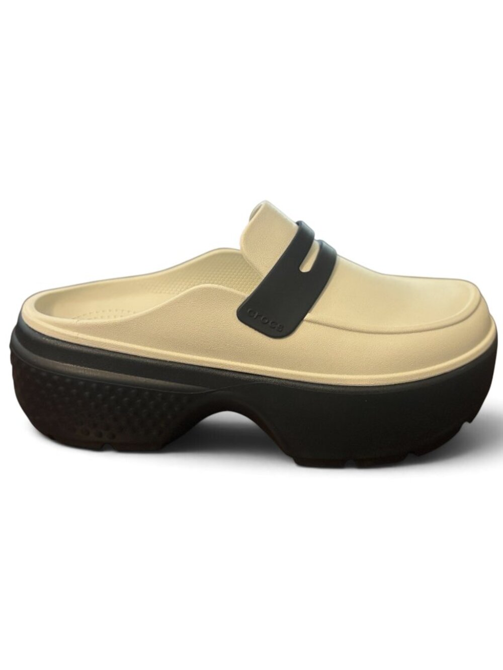 Crocs Stomp Loafer Linen Black Men's 8 Women's 10 NWT